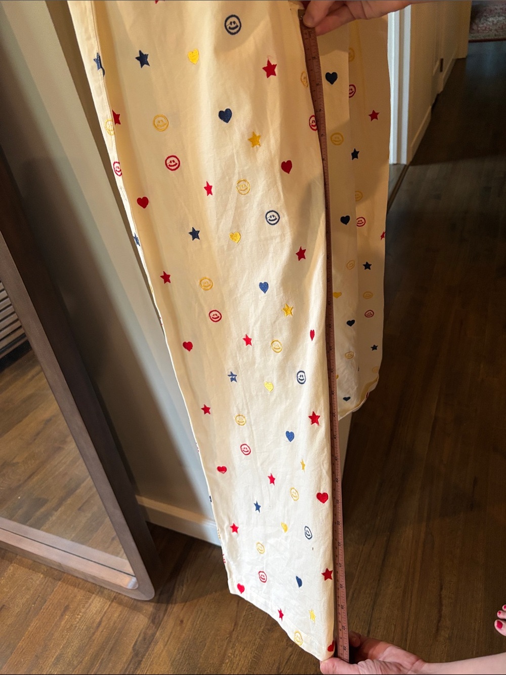 Sugarhigh Lovestoned Drop Dead Cream Star & Heart Printed Jumpsuit - Picture 9 of 11